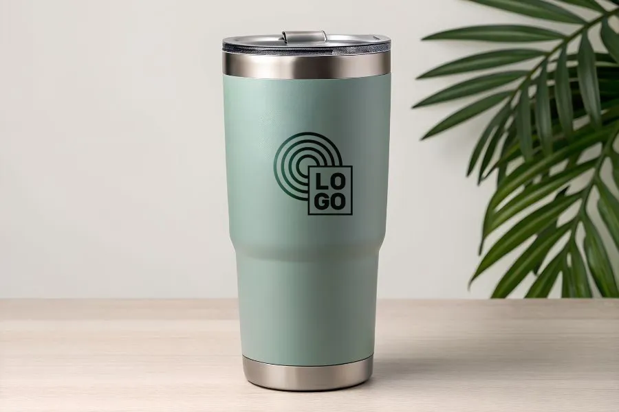 Tasse isotherme personnalisée en inox